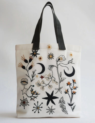 Mystical Hand Embroidery Pattern for Bag